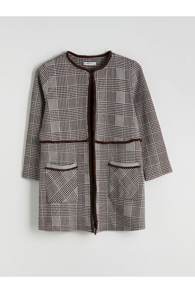 LC Waikiki Crew Neck Patterned Women's Cardigan