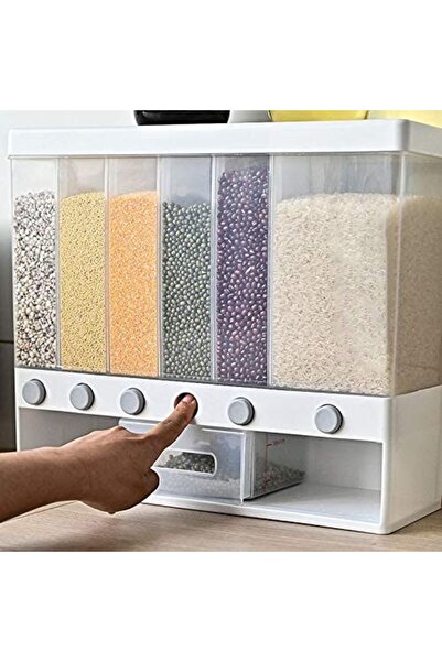 N2Y موزع طعام جاف من شيلي، موزع حبوب مثبت على الحائط بخمس شبكات، موزع أرز، سع...