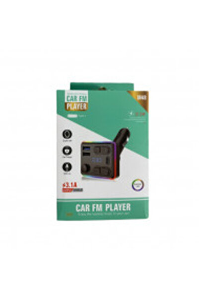 Poro Online Modulator FM M 48 Bluetooth 2 USB QC 3.0 Fast Charge + Tip C