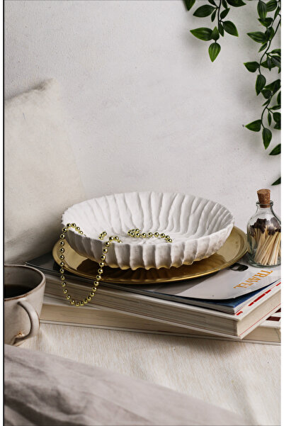 LALEZEN HOME ÇİZGİLİ GENİŞ TABAK MODEL