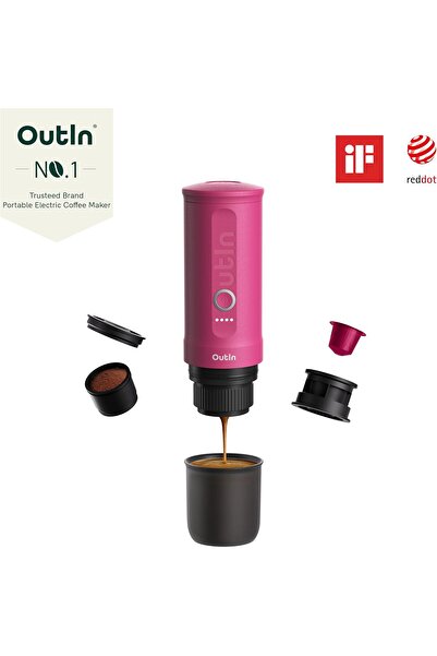 Outin Nano Portable Electric Espresso Machine, Travel Coffee Maker