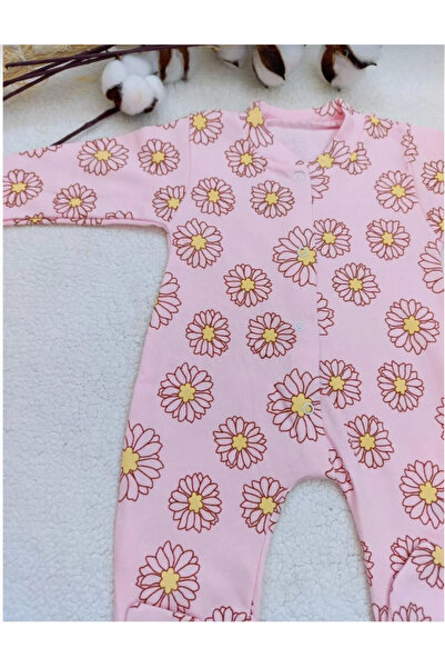 Baby Wings Nayinom Baby Girl 100% Cotton Floral Printed Romper
