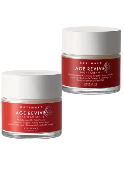 Oriflame Optimals Age Revive Day and Night Cream That Strengthens and Tightens the Skin Barrier 15 Spf