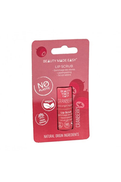 BEAUTY MADE EASY بيوتي ميد ايزي مقشر الشفاه 6 جرام بالتوت البري