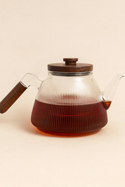 Mirilliahome إبريق شاي زجاجي مقاوم للحرارة سعة 1000 مل - إبريق شاي مع مصفاة و...