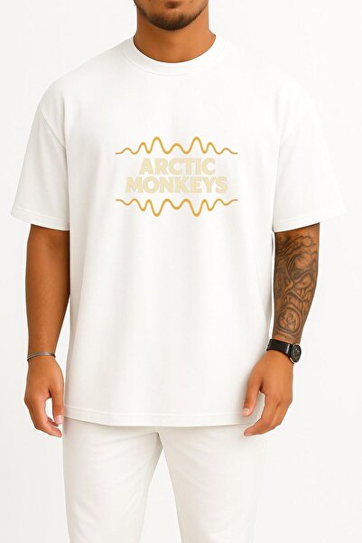 Bahriyeli Collection Μπλουζάκι Unisex με ρετρό σχέδιο στήθους της Arctic Monk...