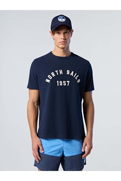 North Sails Comfort Fit Bisiklet Yaka Pamuk Tişört
