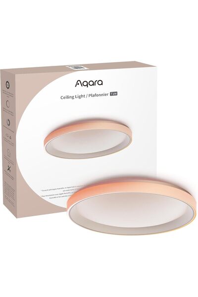 Aqara T1M Akıllı RGBIC Tavan Lambası – Zigbee 3.0, Matter, 16M Renk, HomeKit ...