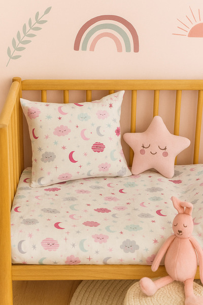 Ozz Baby Baby Crib, Mother's Crib, Park Crib; Children & Baby Newborn 100X150 Bedding Set 70% Cotton 30% Polyemid