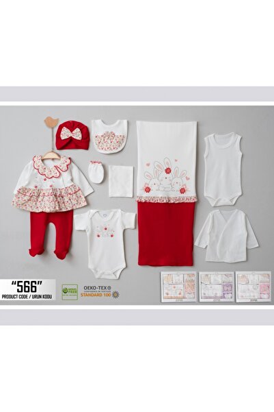 MİLAYS LİFE HOME COLLECTİON طقم زيبين للأطفال البنات من 0 إلى 3 أشهر، مصنوع م...