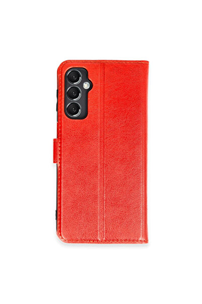 NewFace Sptrns Samsung Galaxy M34 5g Case Trend S Plus Flip Cover Case (221648) - Red