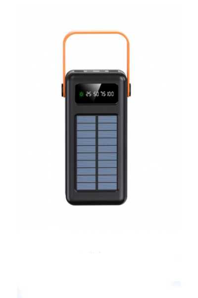 Generic 50000 mAh Mi Solar Power Bank Outdoor Portable Fast Charge External Battery 4 USB Port