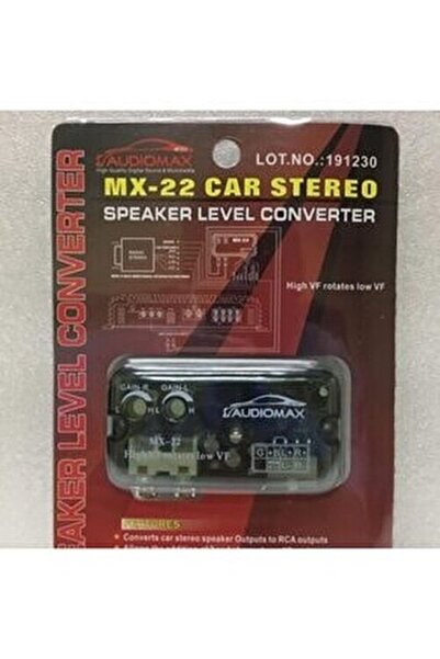 BLG ELEKTROİNK Mx-22 Dönüştürücü Teyp Oto Anfi Çıkış Çevirici
