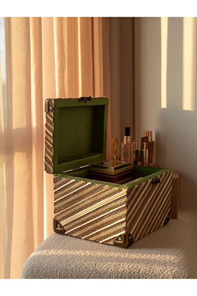 SANAT AHENK Hevâ - El Yapımı Kadife Takı kutusu