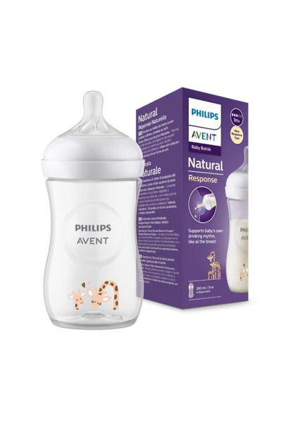 Philips Avent فيليبس افنت رضاعه طبيعيه 260 مل X1(SCY903/66) بلاستيك تايجر