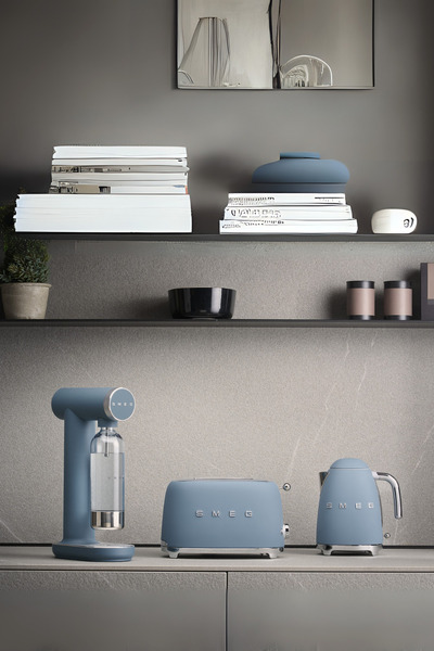 SMEG Kahve Makinesi & Toaster & Kettle & Soda Makinesi Koleksiyonu Storm Blue® Edition