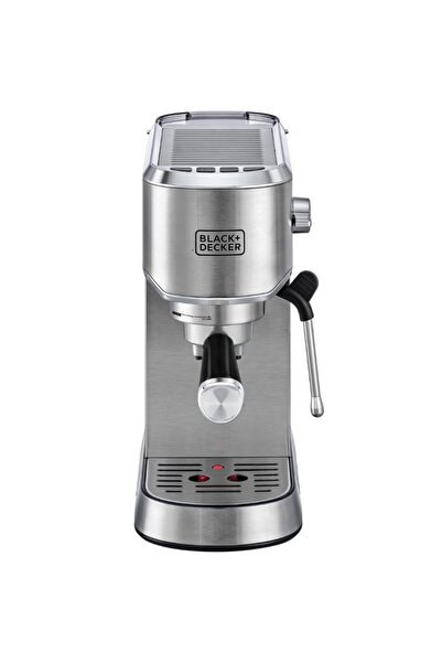 Black&Decker Black+Decker Espresso Coffee Machine 1450W – Stainless Steel Finish