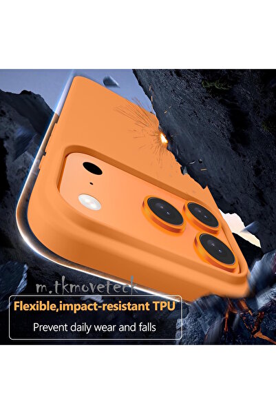 m.tk moveteck iPhone 17 Pro Max Case Launch Camera Protection Velvet Inside Soft Colorful Silicone Matte Feel Suede Cover