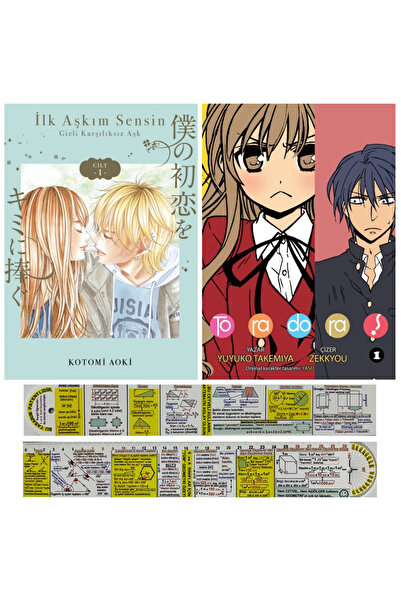 Kayıp Kıta Yayınları İlk Aşkım Sensin 1. Cilt + Toradora 1. Cilt 2'Li Manga S...