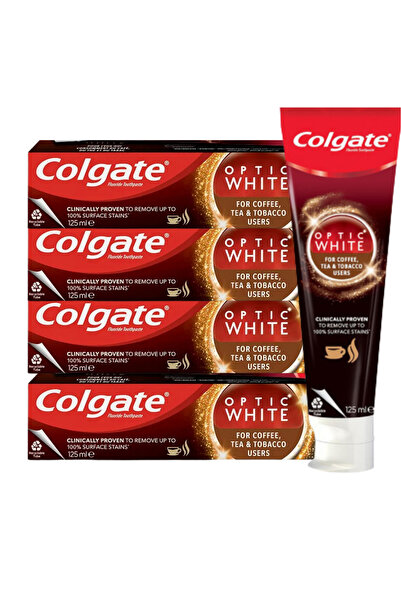 Colgate شاي أبيض، قهوة وتبغ 125 مل (4 قطع)