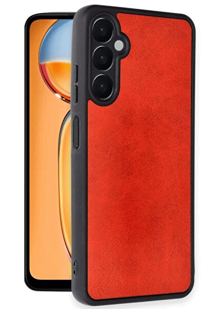 NewFace Sptrns Samsung Galaxy S24 Fe Case Aras Leather Cover (221603) - Red
