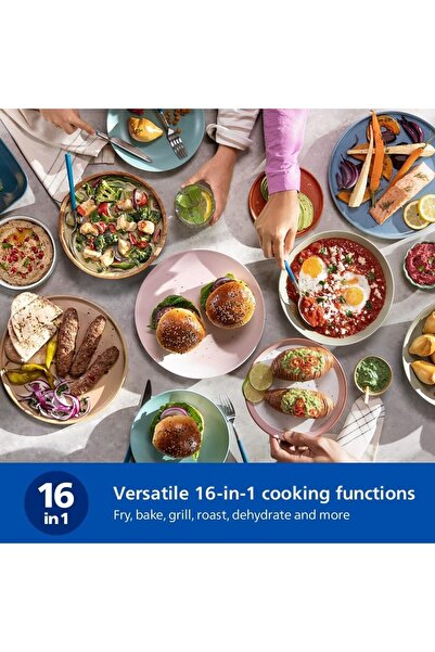 Philips Cooking Window, 16-in-1 Airfryer, RapidAir Plus Technology,