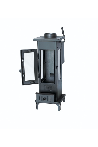 FURKAN PELET VE SOBA İMALATI MİNİ ŞÖMİNE PELET VE ODUN SOBASI ÜÇ CAMLI