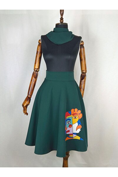 Sihirli Düğmeler Painter Skirt