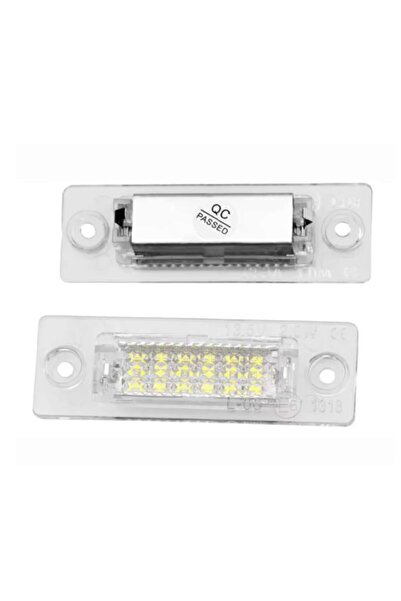BZRSH Set 2 becuri LED pentru plăcuța de înmatriculare compatibile cu modelele VW