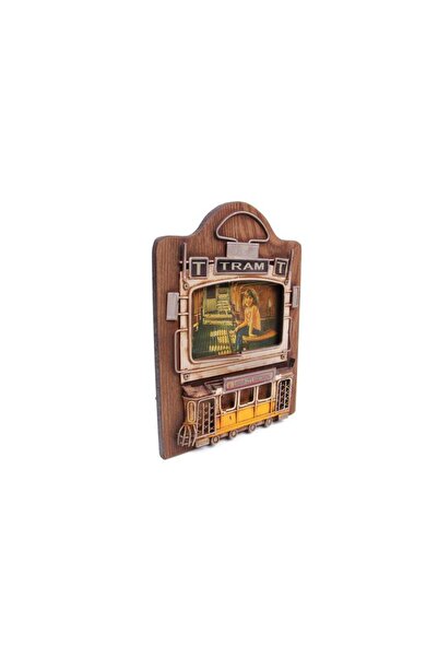 peanelife Decorative Metal Frame Tram Decorated Vintage Gift