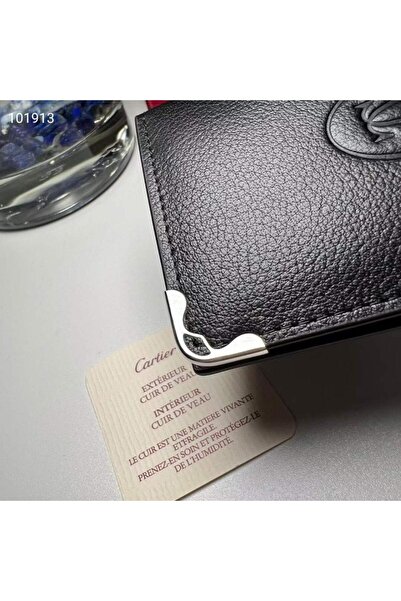 catera Master Quality Card Holder Cartier Black