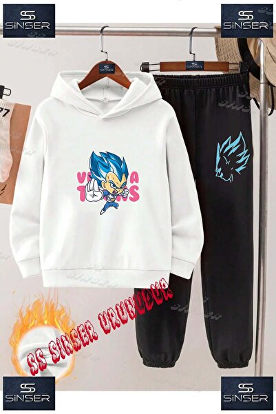 SS SİNSER Set de trening cu hanorac cu imprimeu special pentru copii, unisex,...