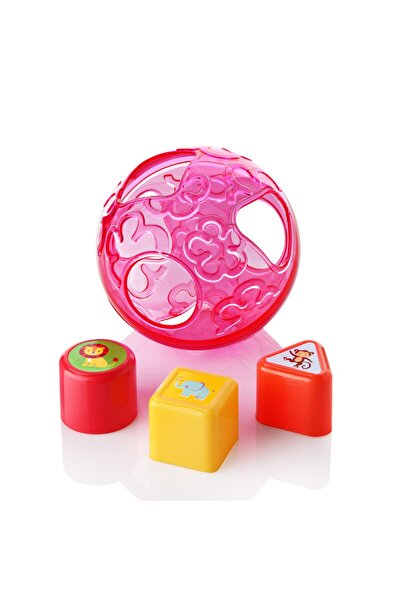 lets be child Ball with shapes, children's activity, pink, LC