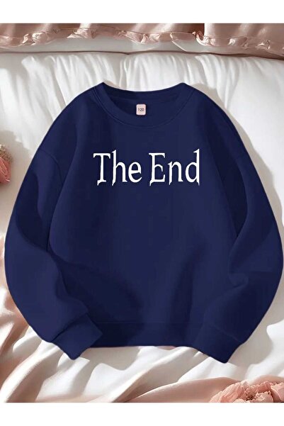 tkn your style Hanorac oversized unisex The End cu design imprimat