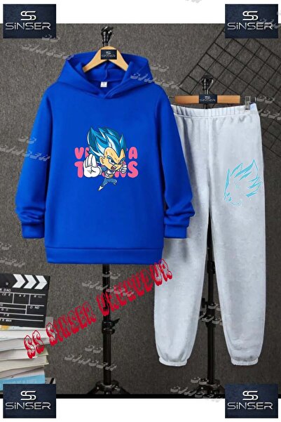 SS SİNSER Set de trening cu hanorac cu imprimeu special pentru copii, unisex,...