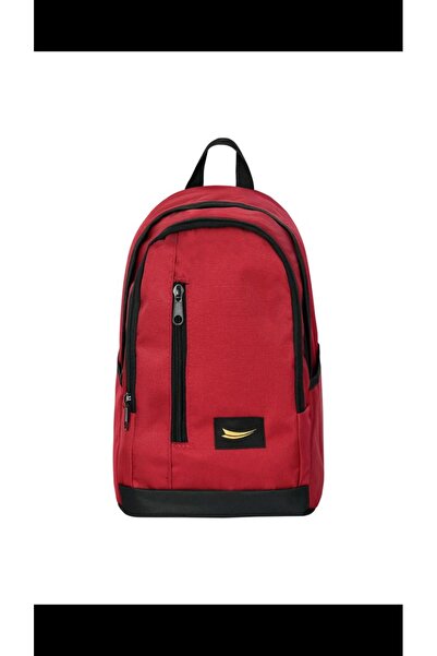 peanelife Modern Design Mini Sports Backpack Red with Water Bottle Compartment