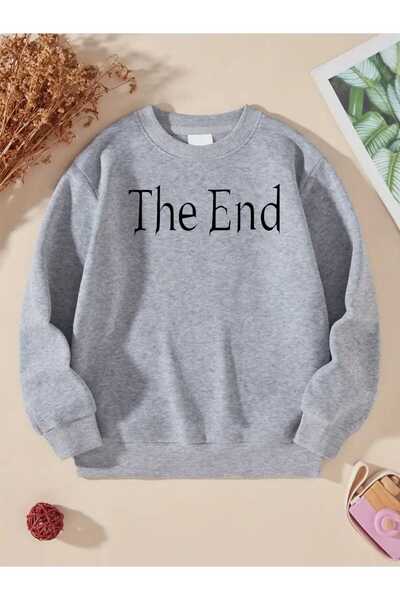 tkn your style Hanorac oversized unisex The End cu design imprimat