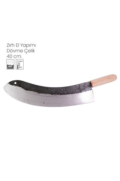 Saff KIYMA ZIRH EL YAPIMI DÖVME ÇELİK 40 CM