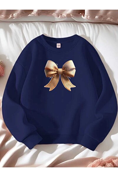 tkn your style Hanorac oversize unisex cu imprimeu cu panglică de paie