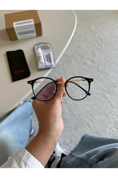 RoseandRoses نظارات نيكولا للحماية من الضوء الأزرق باللون الأسود