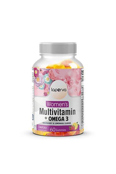 Laperva Women’s Multivitamin + Omega 3, 60 Gummies, Strengthen Immunity