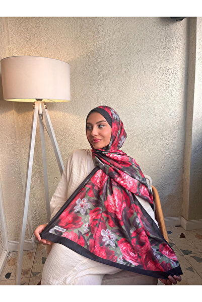 Ahsenhijab سلسلة رومانسية من الشال القطني الناعم بنمط ريترو