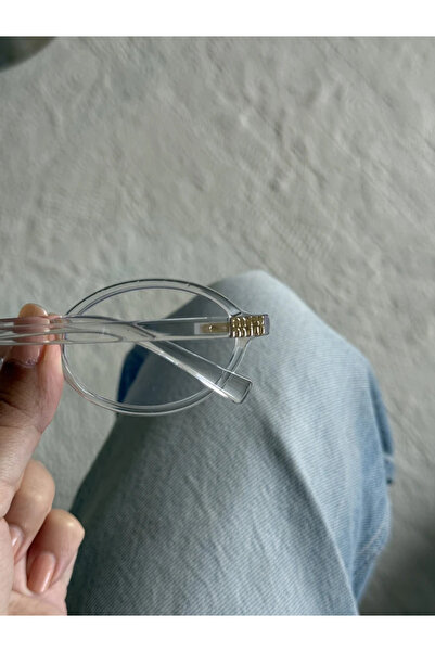 RoseandRoses Meux Oval Round Design Blue Light Protection Glasses Transparent