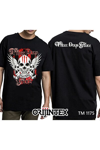 orijintex Ανδρικό μπλουζάκι Three Days Grace Black