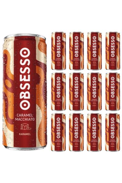 Dimes OBSESSO ICED COFFEE CARAMEL MACCHIATO 250 ML X 12 ADET