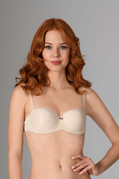 NBB Γυναικείο σουτιέν χωρίς λουράκια με επένδυση με μικροεπένδυση