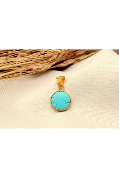 alpsilverart 925 Ayar Gümüş Turkuaz Kolye | El İşi Özel Tasarım Minimalist Ka...