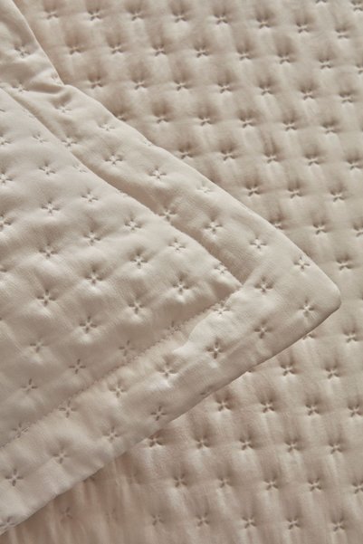 Karaca Home Breeze Soft Tek Kişilik Yatak Örtüsü Ekru