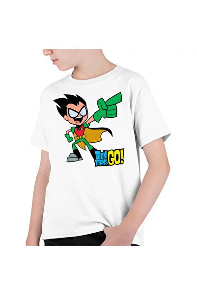 OEM Tricou Copii Baieti Robin Haideti Tineri Titani