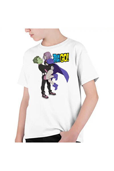 OEM Tricou Copii Baieti Beast Raven Fanart Teen Titans Go Titani